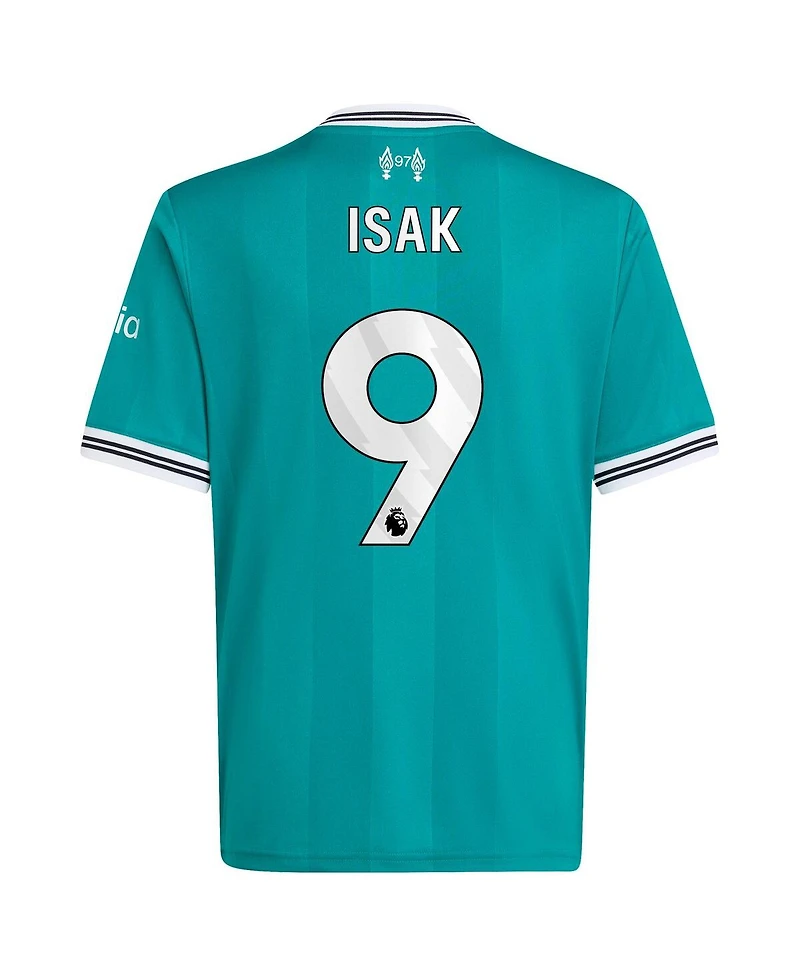 Adidas Big Boys and Girls Alexander Isak Green Liverpool 2025/26 Third Replica Player Jersey