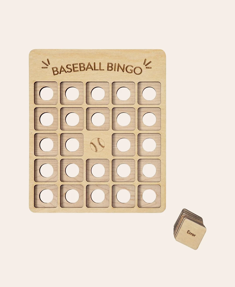 Uncommon Goods Baseball Bingo Board Game, Set of 2