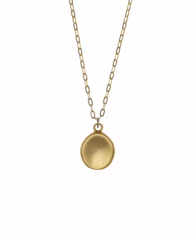 Uncommon Goods Worry Stone Pendant Necklace