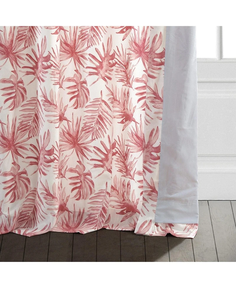 Half Price Drapes Artemis Floral Printed Cotton Room Darkening Curtain