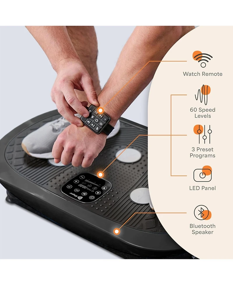 LifePro Rumblex Plus 4D Vibration Plate – Triple Motor, 3D/4D Motion for Weight Loss & Toning