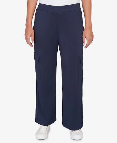 Ruby Rd. Petite Luxe Knit Cargo Ankle Pant