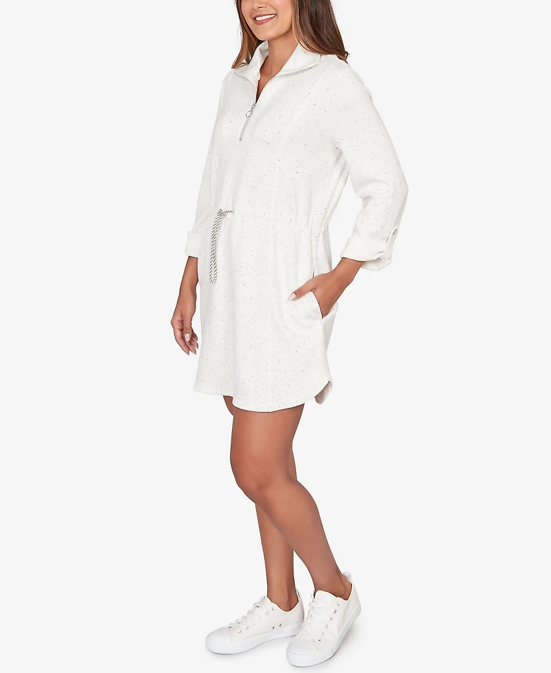 Ruby Rd. Petite Flecked Ultra Knit Sneaker Dress