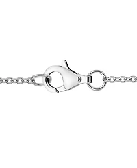 Macy's Blue Topaz (2-3/4 ct. t.w.) & Lab-Grown White Sapphire (3/8 Necklace Sterling Silver