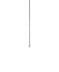 Macy's Lab-Grown Sapphire (5/8 ct. t.w.) Necklace Sterling Silver (also Multi-Stone)