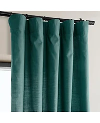 Half Price Drapes Dune Textured Cotton Curtain Pair (2 Panels)
