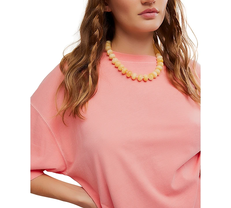 Free People Women's Perfect Oversized Crewneck T-Shirt