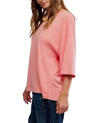 Free People Women's Perfect Oversized Crewneck T-Shirt