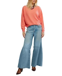 Free People Women's Pull-On Long-Sleeve Sweater