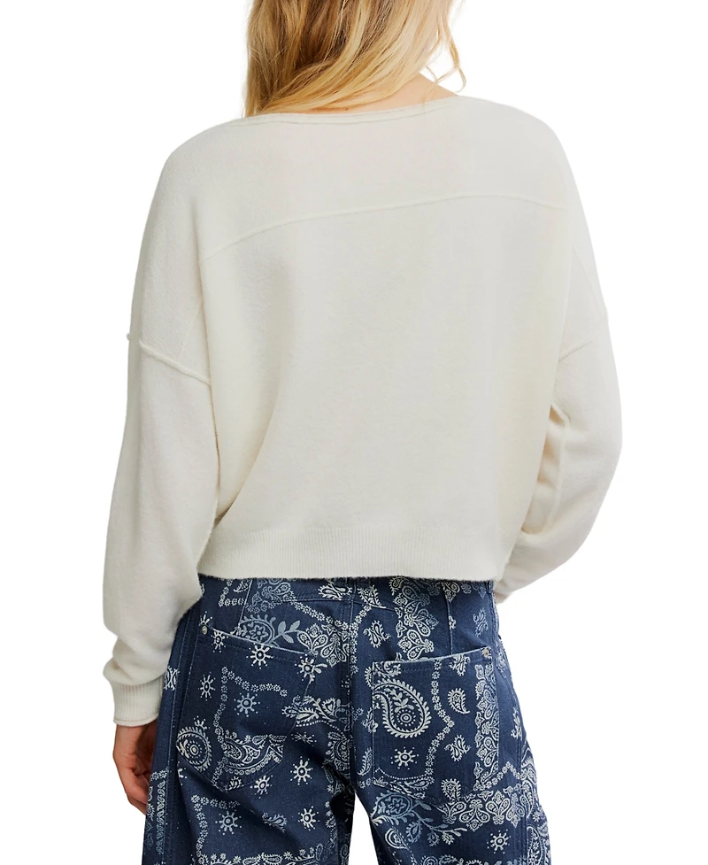 Free People Women's Pull-On Long-Sleeve Sweater