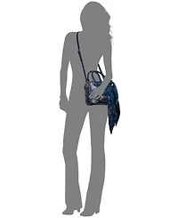 Patricia Nash Artena Crossbody Satchel Bag with Scarf