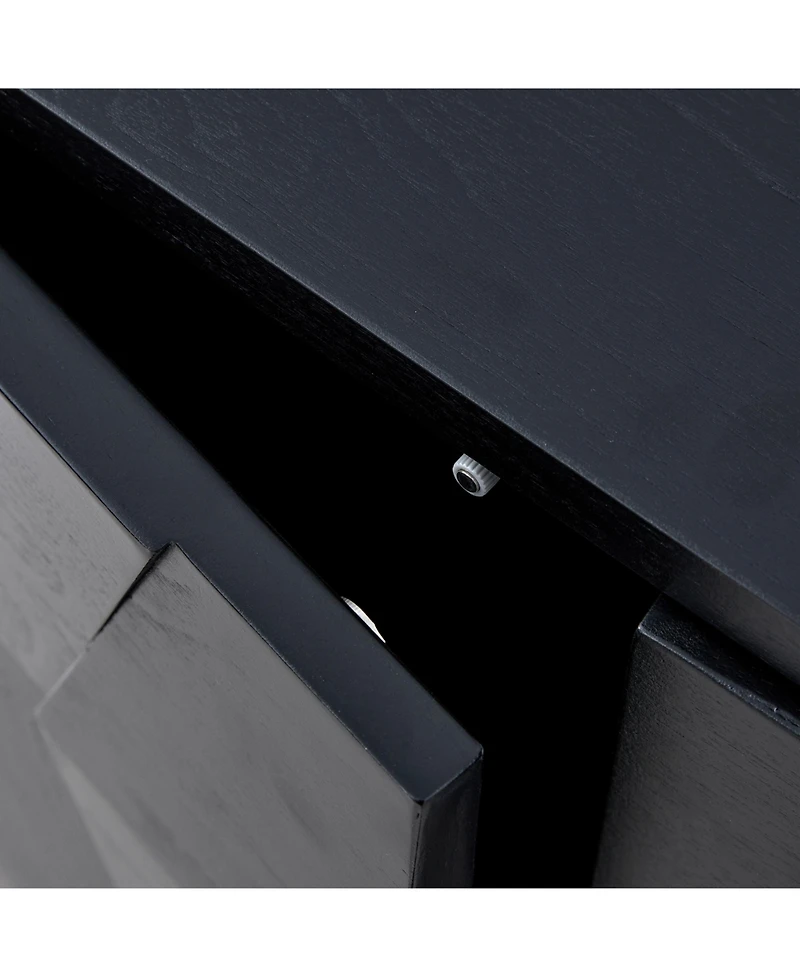 Contemporary Martina 30" Tall 2-Door Accent Cabinet with Ample Storage Space