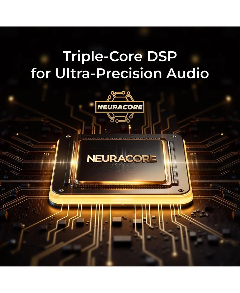 Ultimea Skywave X40 5.1.2ch Sound Bar for Smart Tv w/Dolby Atmos, Wireless Surround Sound System for Tv, 530W Soundbar with Wireless Subwoofer