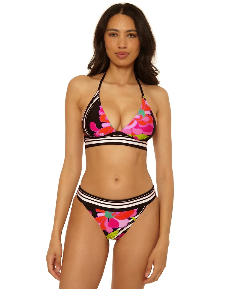 Trina Turk Women's Bougainvillea Reversible Hipster Swim Bottom