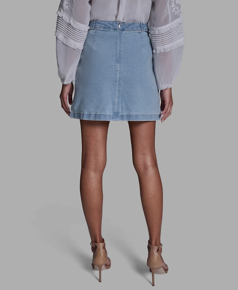 Bcbg Women's Button Waist Mini Skirt