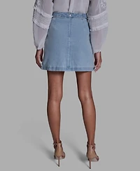 Bcbg Women's Button Waist Mini Skirt