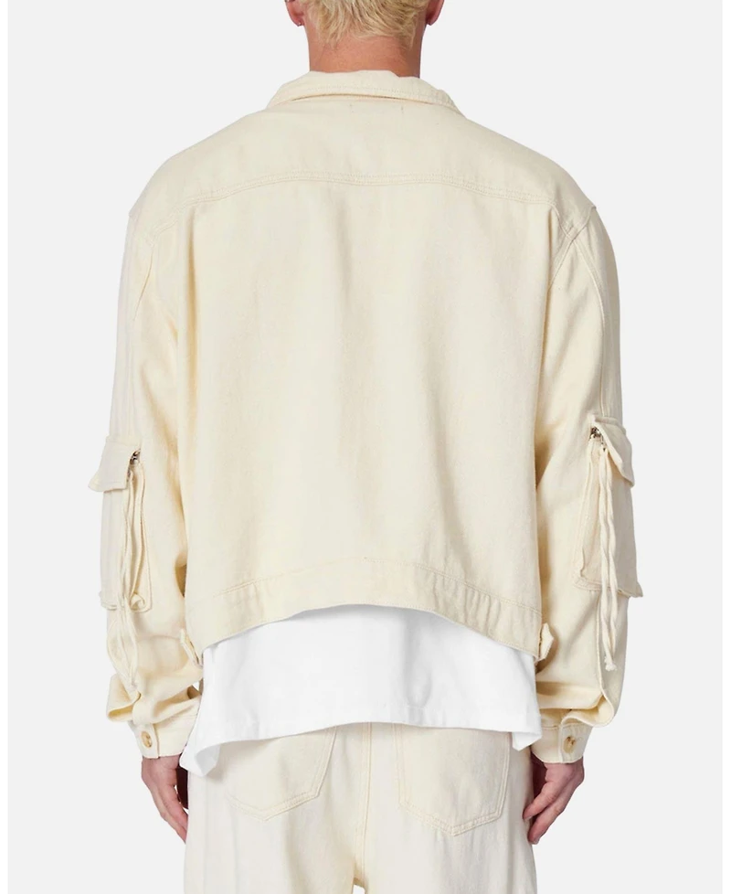 mnml Men's Brushed Twill Cargo Jacket.