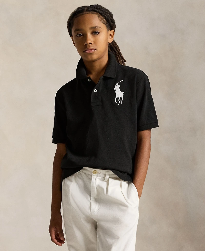 Polo Ralph Lauren Big Boys Pony Cotton Mesh Short Sleeve