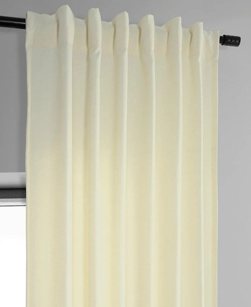 Half Price Drapes Dobby Linen Curtain