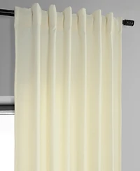 Half Price Drapes Dobby Linen Curtain