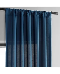 Half Price Drapes Dobby Linen Curtain