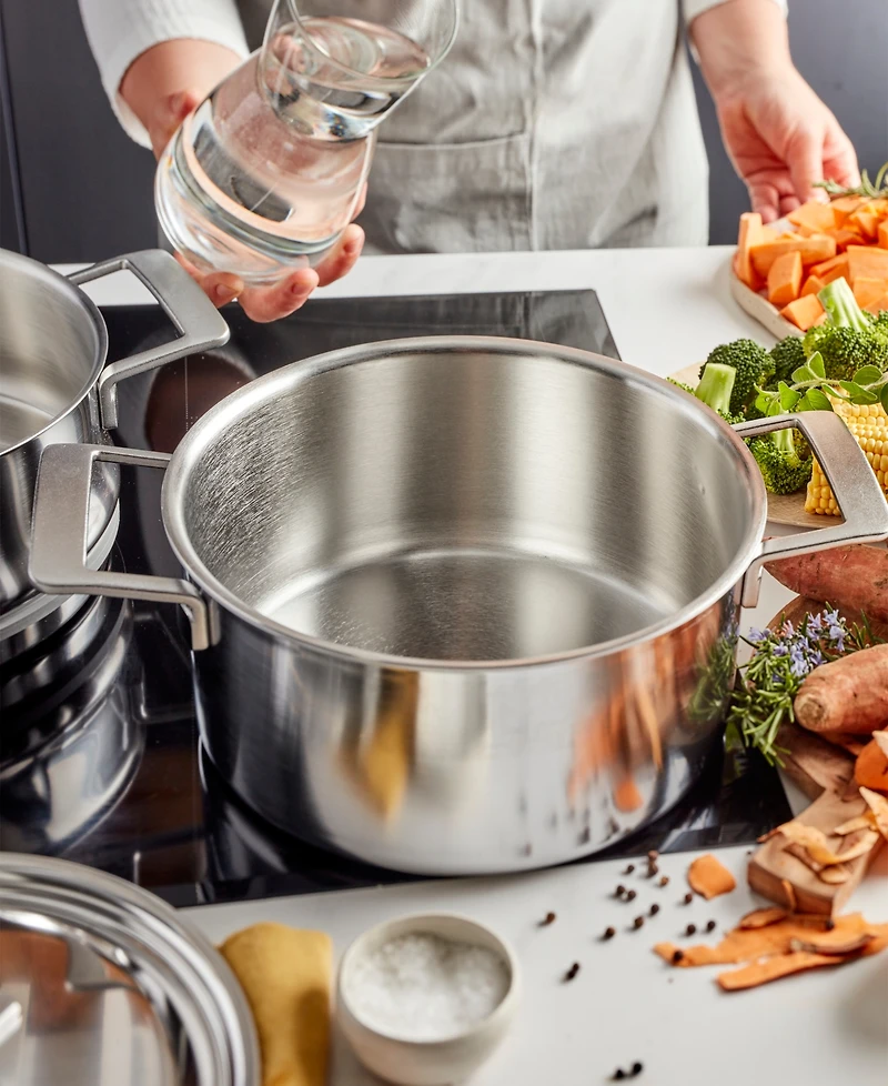 Demeyere Industry 5 Stainless Steel 5.5-Quart Dutch Oven