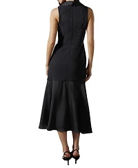 Coast Women's Tux Sleeveless Midi Dress
