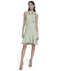 Vince Camuto Petite Halter Neck Party Dress