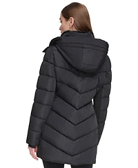 Calvin Klein Women's Lined Hooded Puffer Coat
