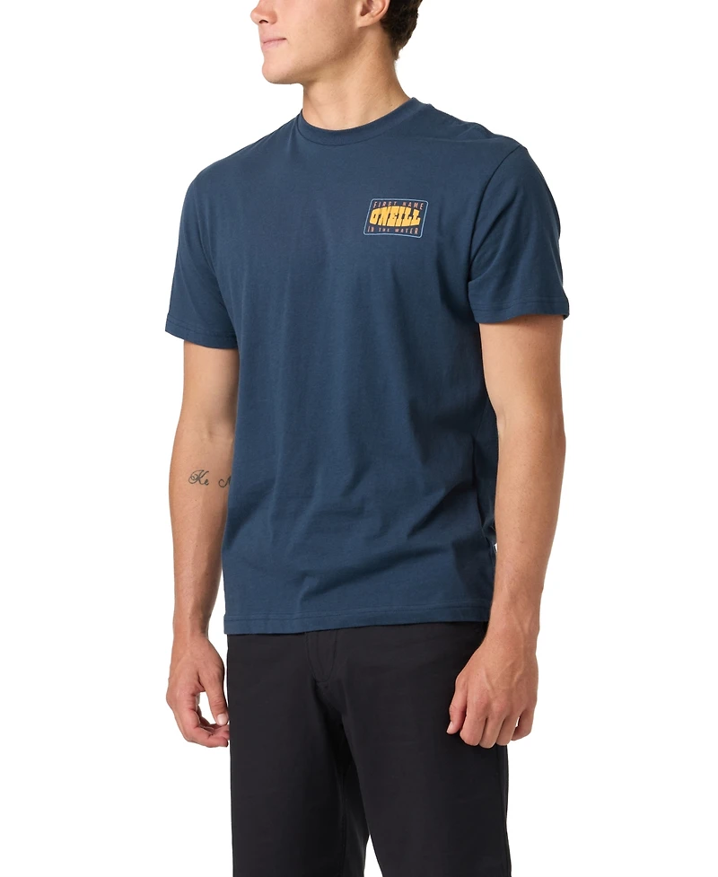 O'Neill Men's Western Screen Print Detail Crewneck T-Shirt