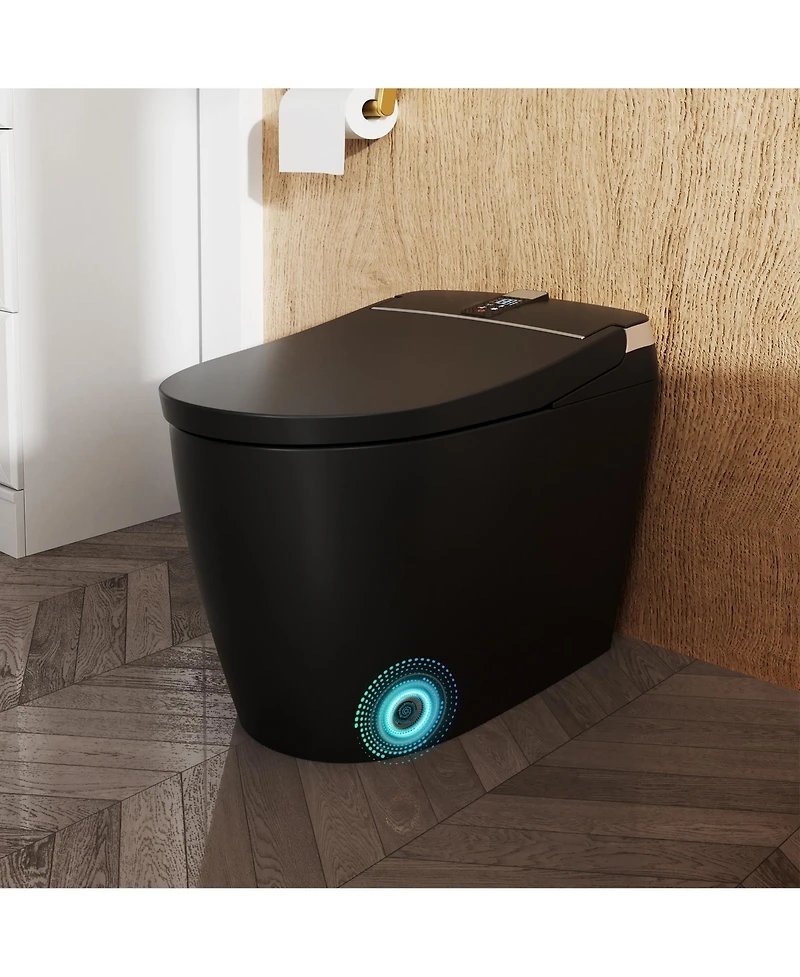 Casainc Smart One-Piece Bathroom Fixture With Heated Seat, Auto Flush, Automatic Lid, Wash And Air Dryer