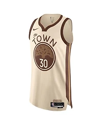 Nike Men's and Women's Stephen Curry Tan Golden State Warriors 2025/26 City Edition Authentic Jersey