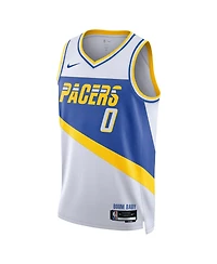 Nike Men's and Women's Tyrese Haliburton White Indiana Pacers 2025/26 City Edition Swingman Jersey