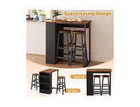 Boyel Living 3 Pieces Bar Table Set with Storage