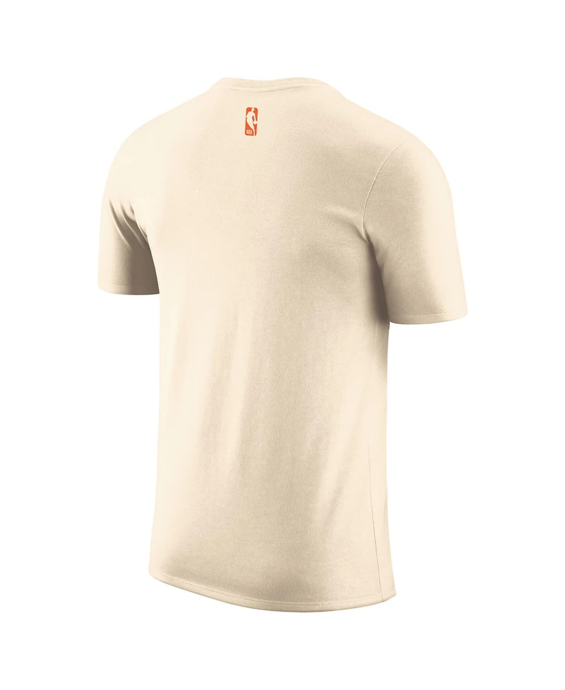 Nike Men's Natural New York Knicks 2025/26 City Edition Remix Essential Logo T-Shirt