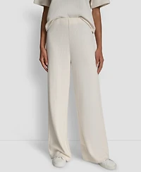 Dkny Jeans Women's High-Rise Wide-Leg Pants