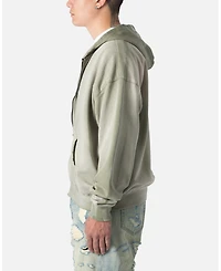 mnml Men's Faded Basic Zip Up Hoodie