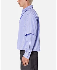 mnml Men's Double Layer Pinstripe Shirt