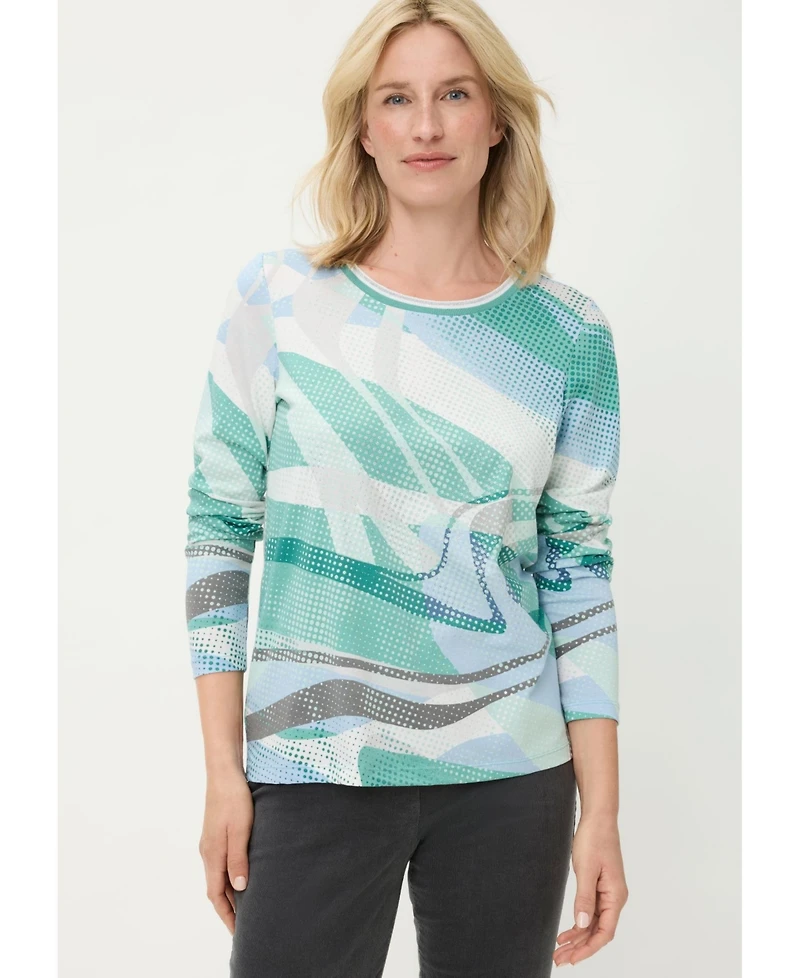 Olsen Women's Panneaux Print T-Shirt