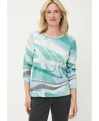 Olsen Women's Panneaux Print T-Shirt