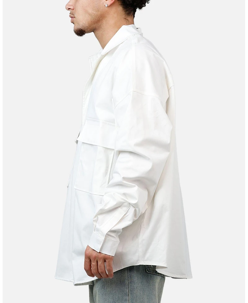 mnml Men's Oversized Cotton Button Shirt