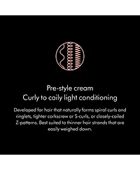 Dyson Chitosan Pre-style cream travel mini, Curly to coily, Light conditioning, 30mL