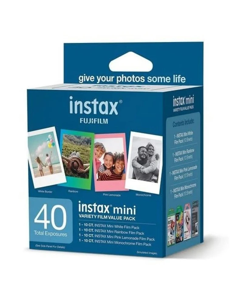 Fujifilm Instax Mini Instant Film Variety Value Pack, 40 Exposures