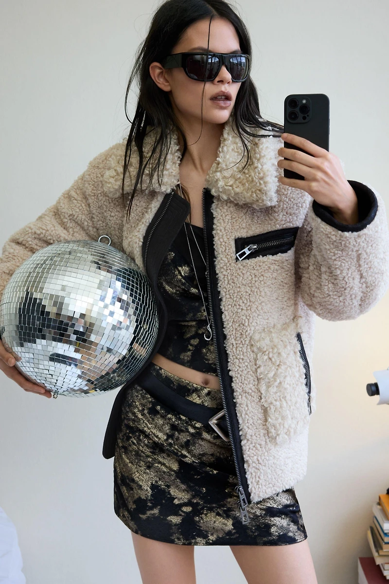 Desigual Women's Short fleece jacket