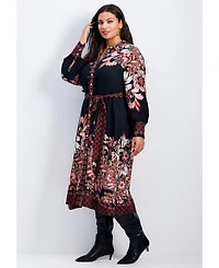 Avenue Women's Plus La Luna Shirtdress