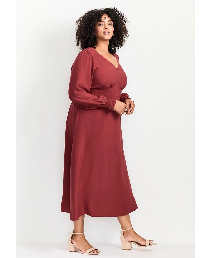 Avenue Women's Allure V-Neckline Dress