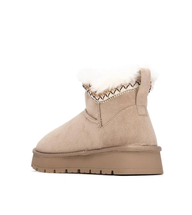 Xti Women's Suede Comfort Ankle Booties