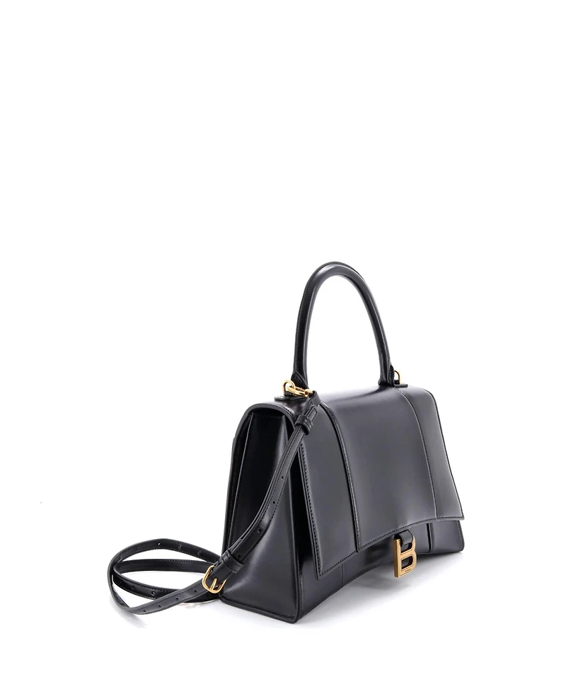 Pre-Owned Balenciaga Hourglass Top Handle Bag Leather