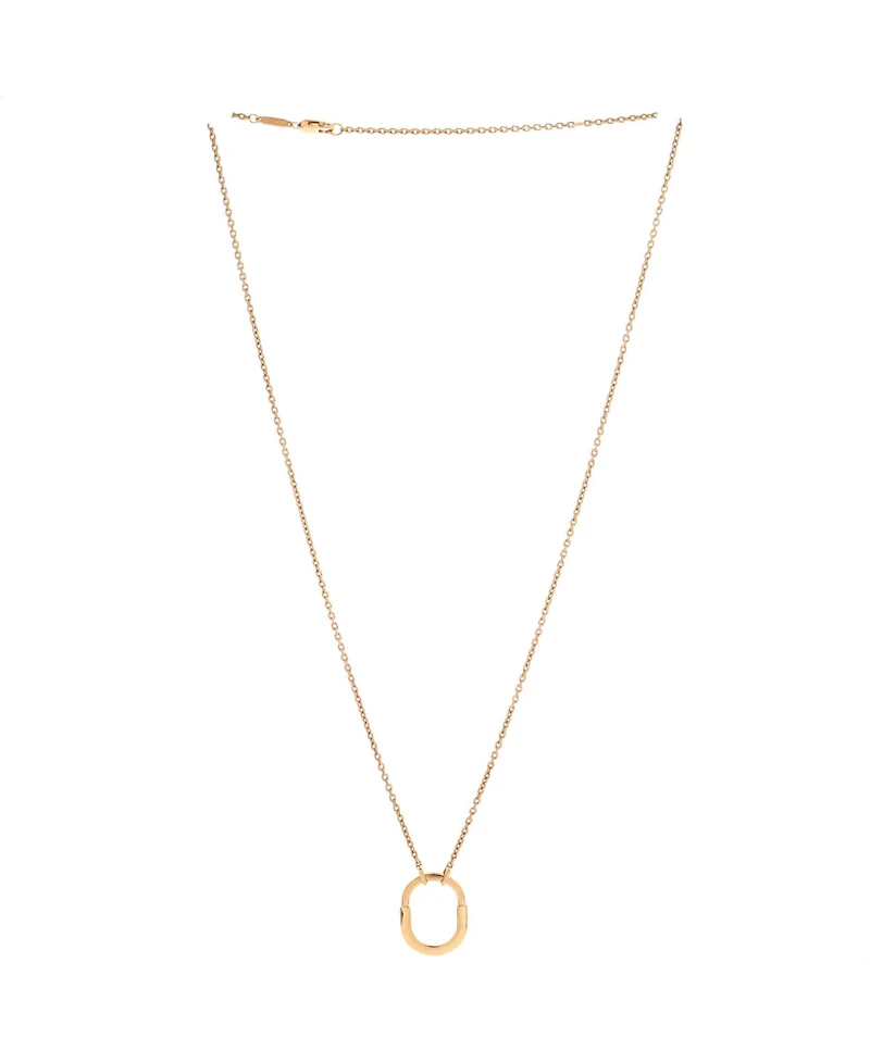 Pre-Owned Tiffany & Co Lock Motif Pendant Necklace