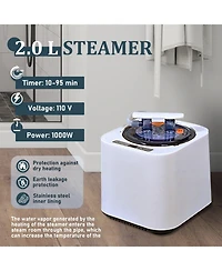 Mondawe Portable Full-Size Steam Sauna Tent with 2L 1000W Generator & Chair